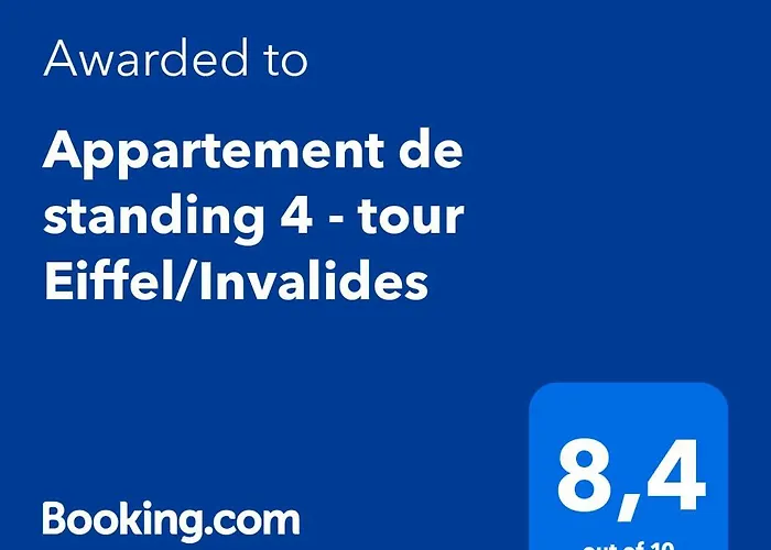 De Standing 4 - Tour Eiffel/invalides *